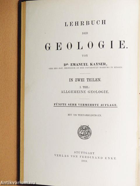 Lehrbuch der Allgemeinen Geologie