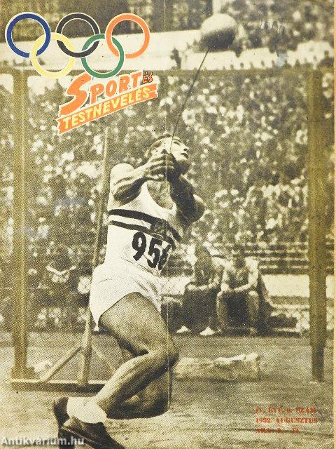 Sport és Testnevelés 1952. augusztus