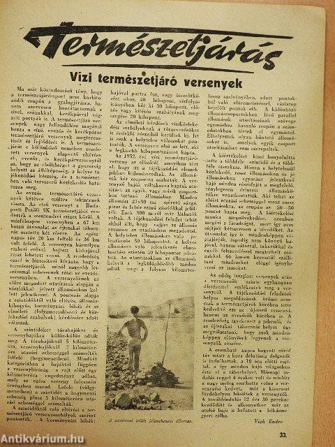 Sport és Testnevelés 1952. augusztus