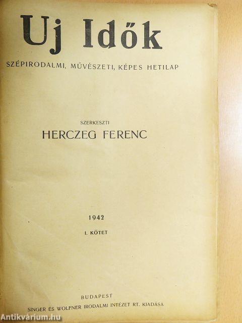Uj Idők 1942. január-június I. (fél évfolyam)