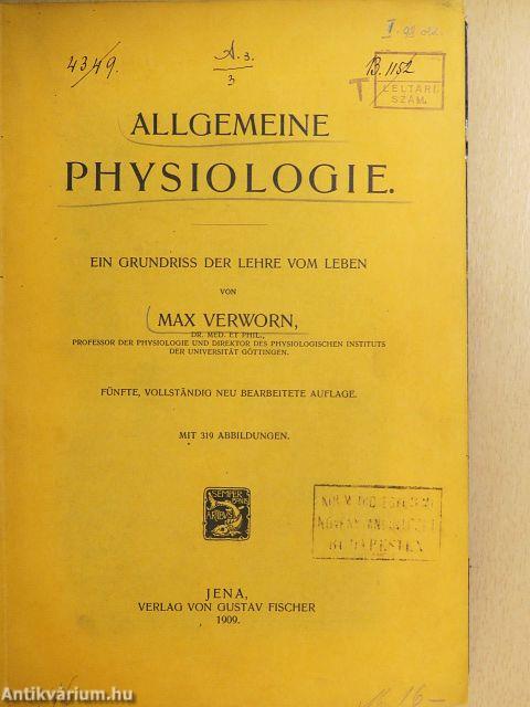 Allgemeine Physiologie