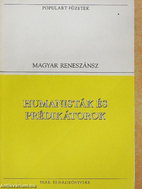 Humanisták és prédikátorok