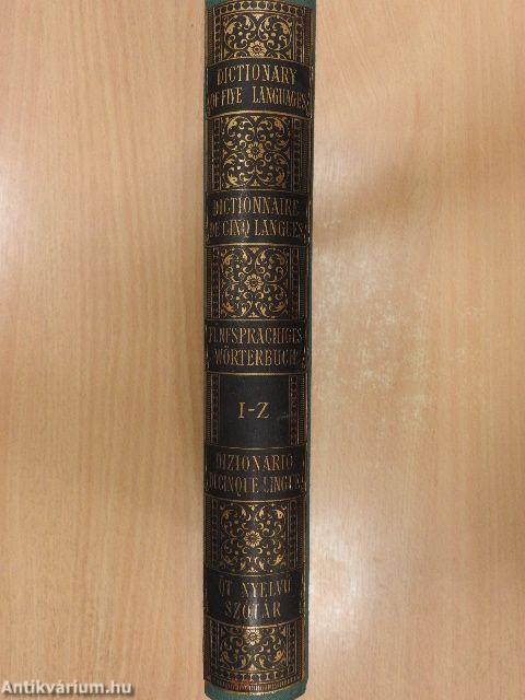 Öt nyelvű szótár II. (töredék)