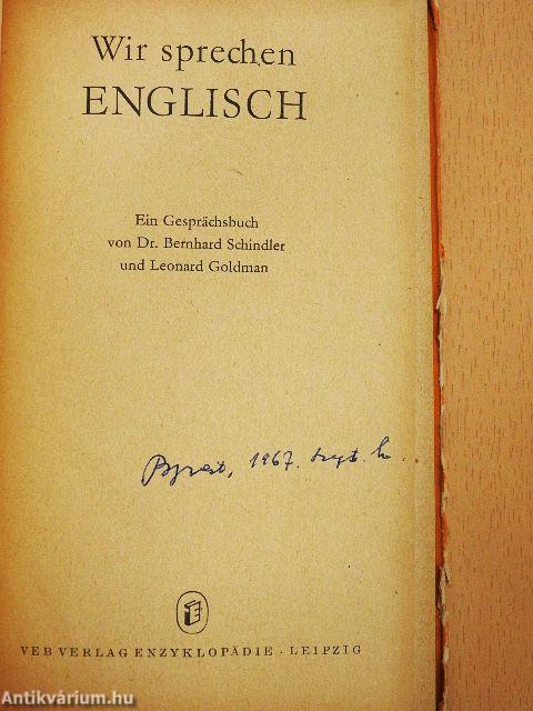 Wir sprechen Englisch