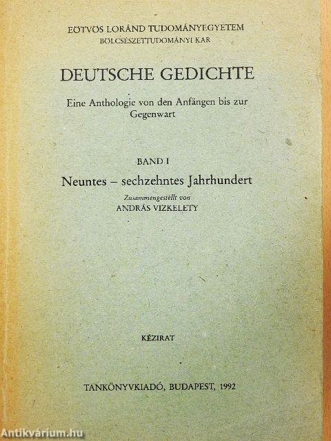 Deutsche Gedichte I-III.