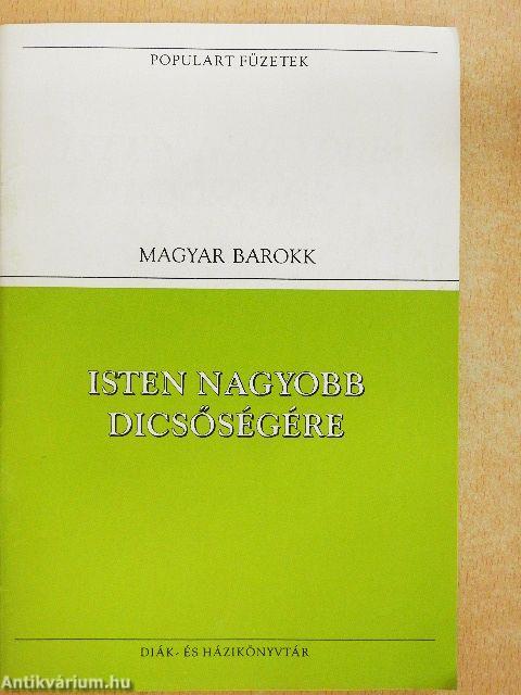 Isten nagyobb dicsőségére