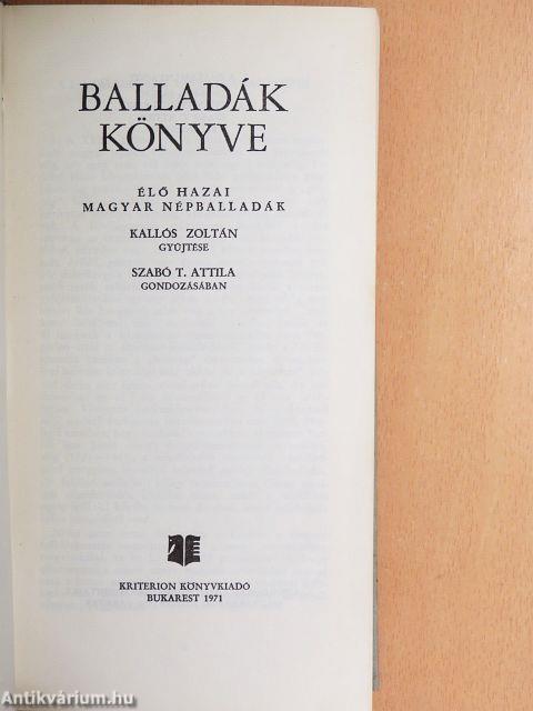 Balladák könyve