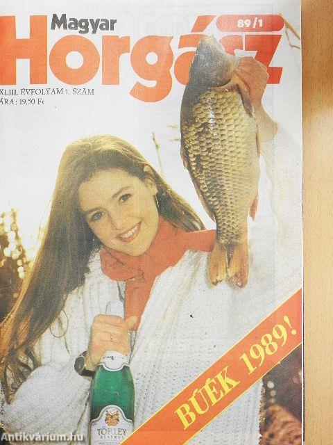 Magyar Horgász 1989-1990. (vegyes számok) (21 db)