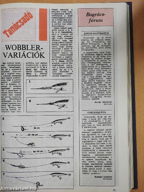 Magyar Horgász 1989-1990. (vegyes számok) (21 db)
