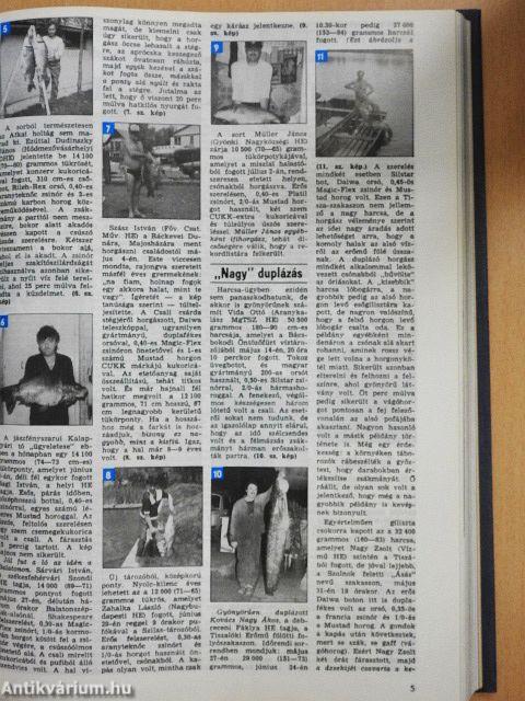 Magyar Horgász 1989-1990. (vegyes számok) (21 db)