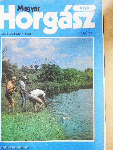 Magyar Horgász 1987-1988. (vegyes számok) (19 db)