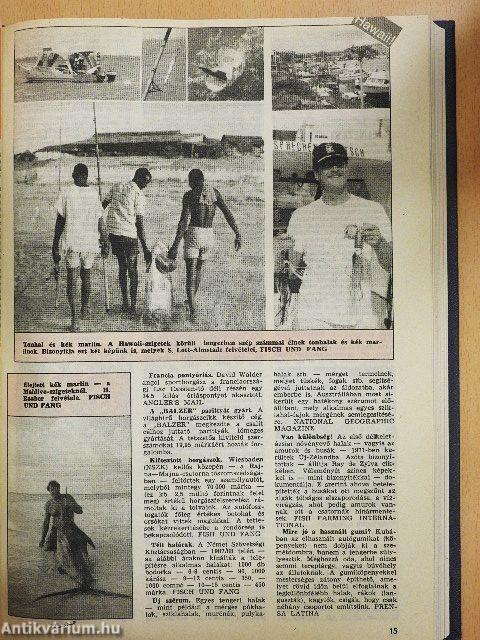 Magyar Horgász 1987-1988. (vegyes számok) (19 db)