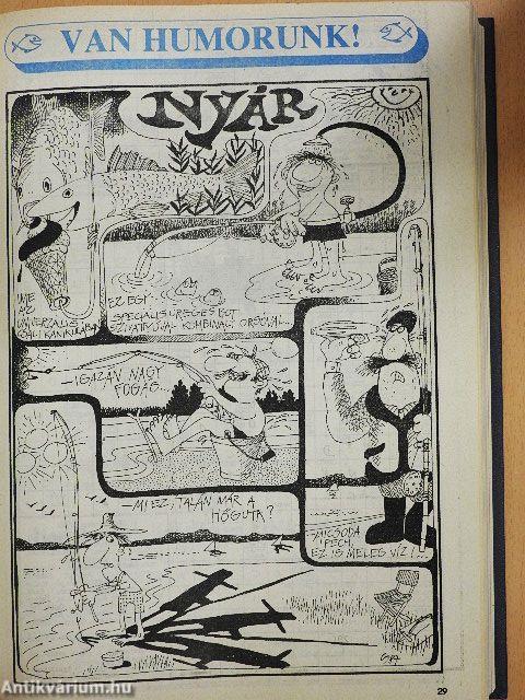 Magyar Horgász 1987-1988. (vegyes számok) (19 db)