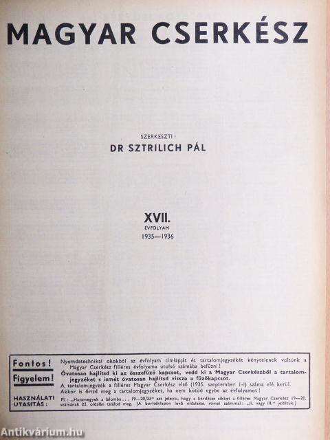 Magyar Cserkész 1935. szeptember-1936. június