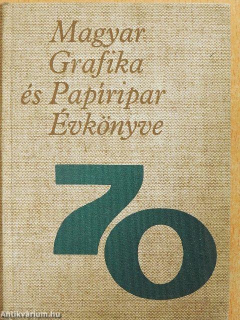 Magyar Grafika és Papíripar Évkönyve 1970