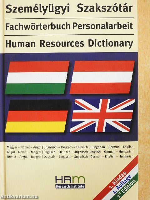 Személyügyi Szakszótár