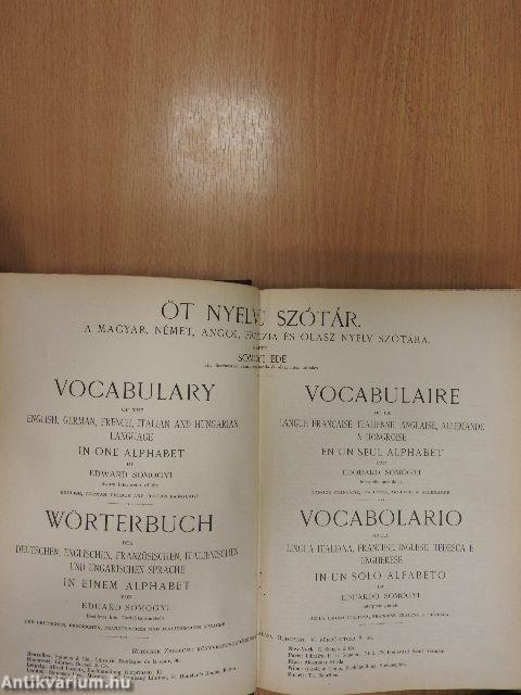 Öt nyelvü szótár I. (töredék)