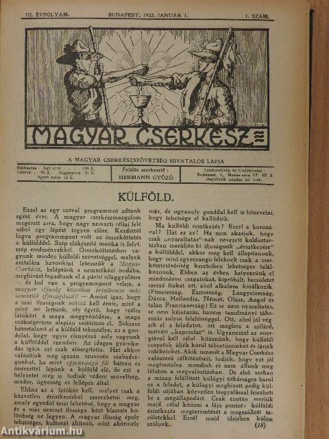 Magyar Cserkész 1922-1923. (nem teljes évfolyam)