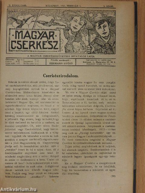 Magyar Cserkész 1920-1921 (nem teljes évfolyam)