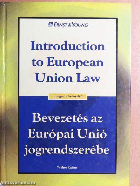 Bevezetés az Európai Unió jogrendszerébe