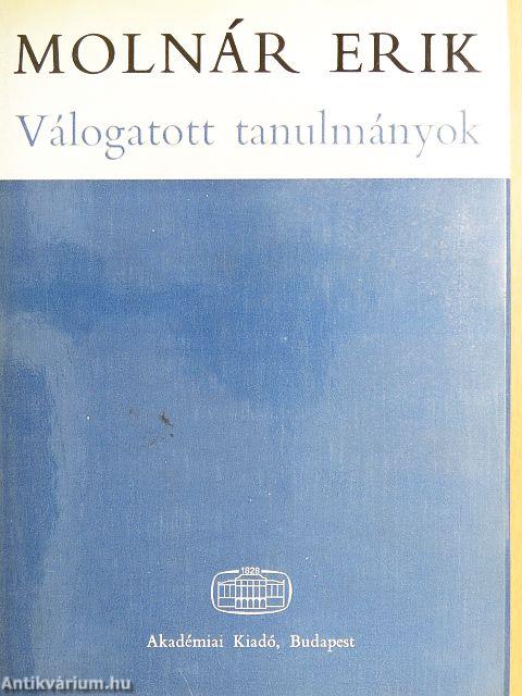 Válogatott tanulmányok