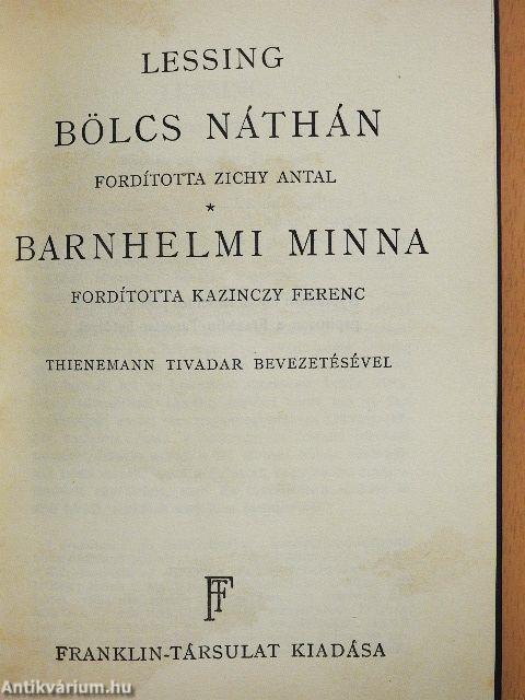 Bölcs Náthán/Barnhelmi Minna
