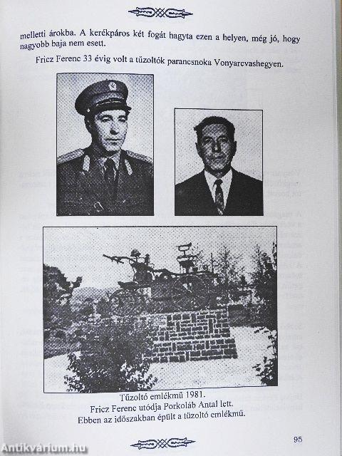 Vonyarcvashegy története