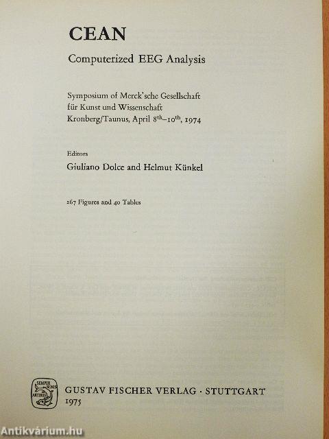 CEAN Computerized EEG Analysis