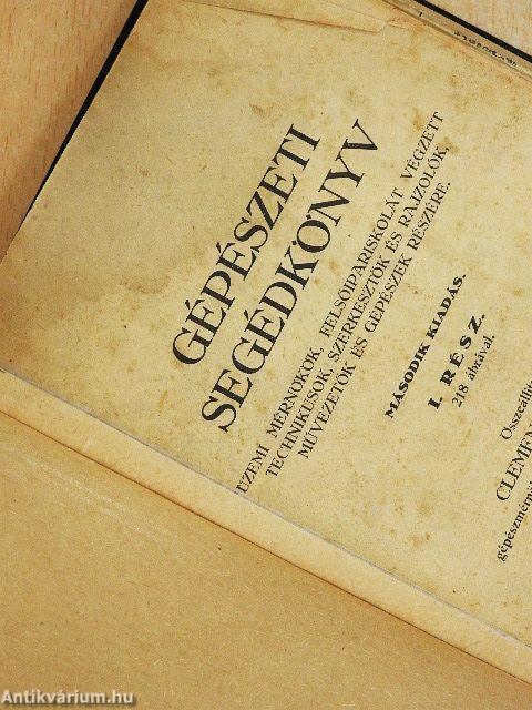 Gépészeti segédkönyv I.