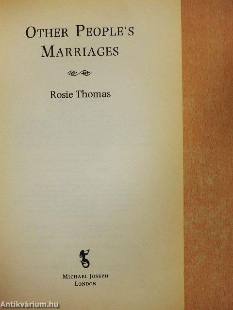 Other People's Marriages