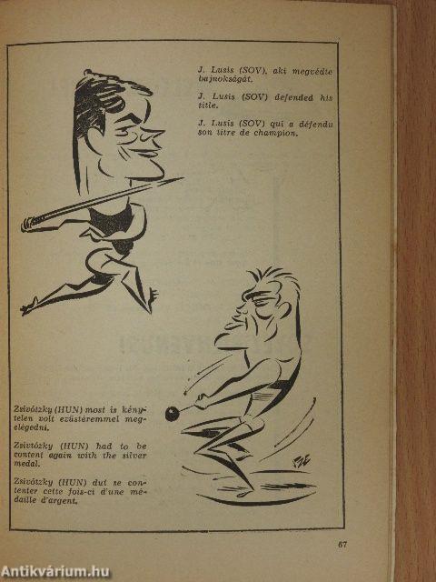 A VIII. Atlétikai Európa-Bajnokság Programja 7