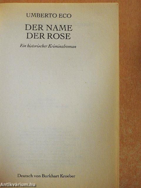 Der Name der Rose