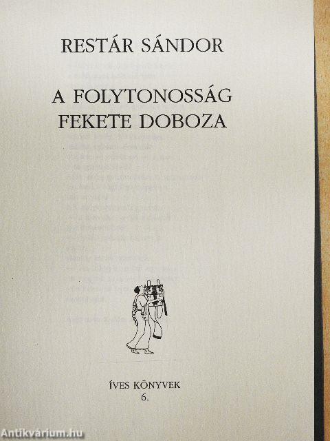 A folytonosság fekete doboza