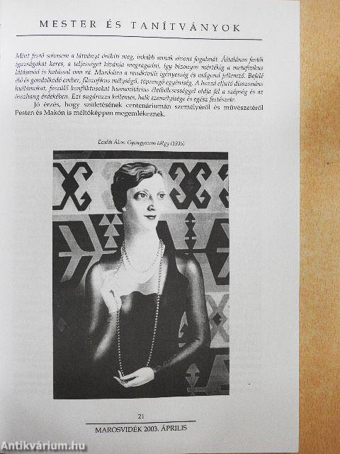 Marosvidék 2003. április