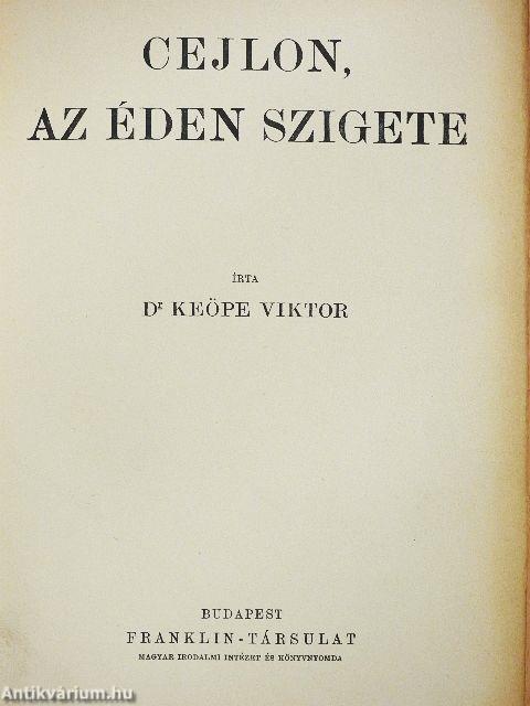 Cejlon, az éden szigete