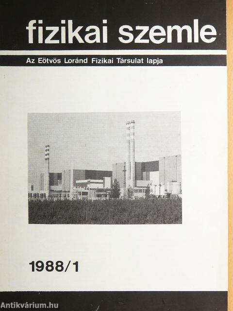 Fizikai Szemle 1988. január-december