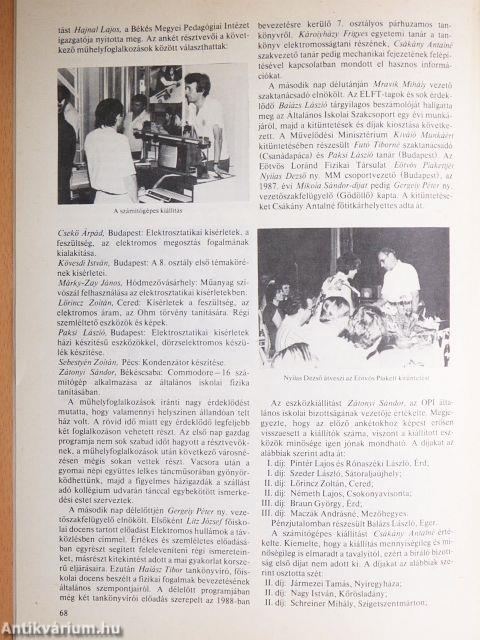 Fizikai Szemle 1988. január-december