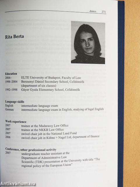 Magyarország és az Európai Unió - Díjnyertes pályázatok 2008