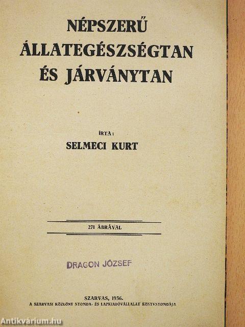 Népszerű állategészségtan és járványtan