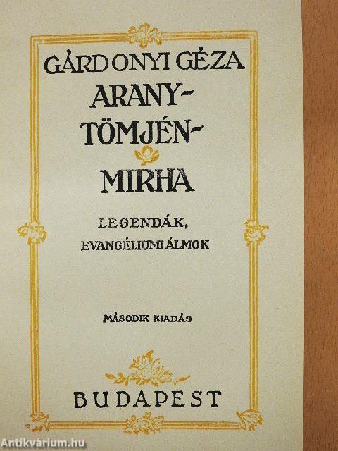 Arany, tömjén, mirha