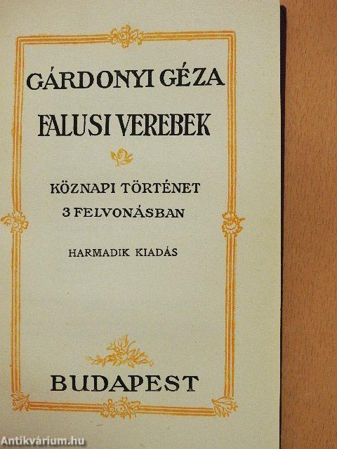 A bor/Falusi verebek