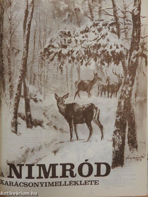 Nimród Fórum 1981-1986. (vegyes számok) (23 db)/Nimród karácsonyi melléklete 1981-1986.