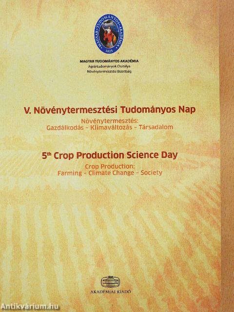 V. Növénytermesztési Tudományos Nap