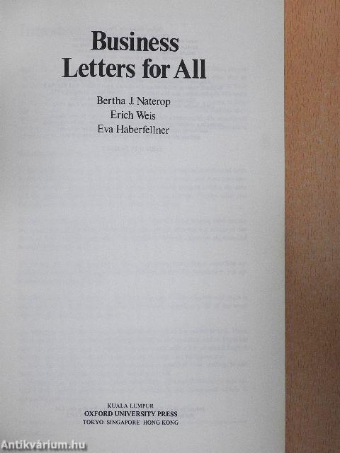 Business letters for all