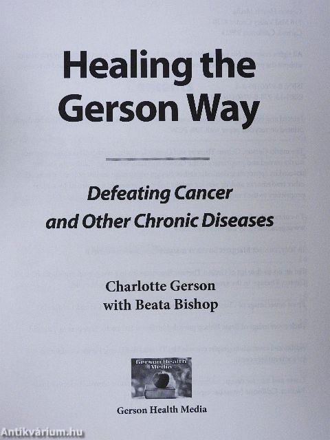 Healing the Gerson Way