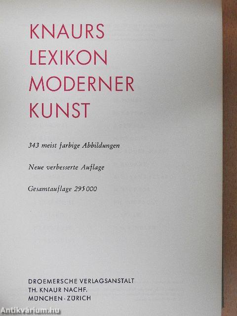 Knaurs Lexikon Moderner Kunst