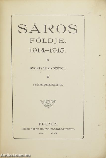 Sáros földje