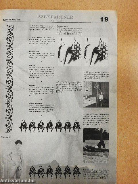 Szexpartner kereső 1990. március