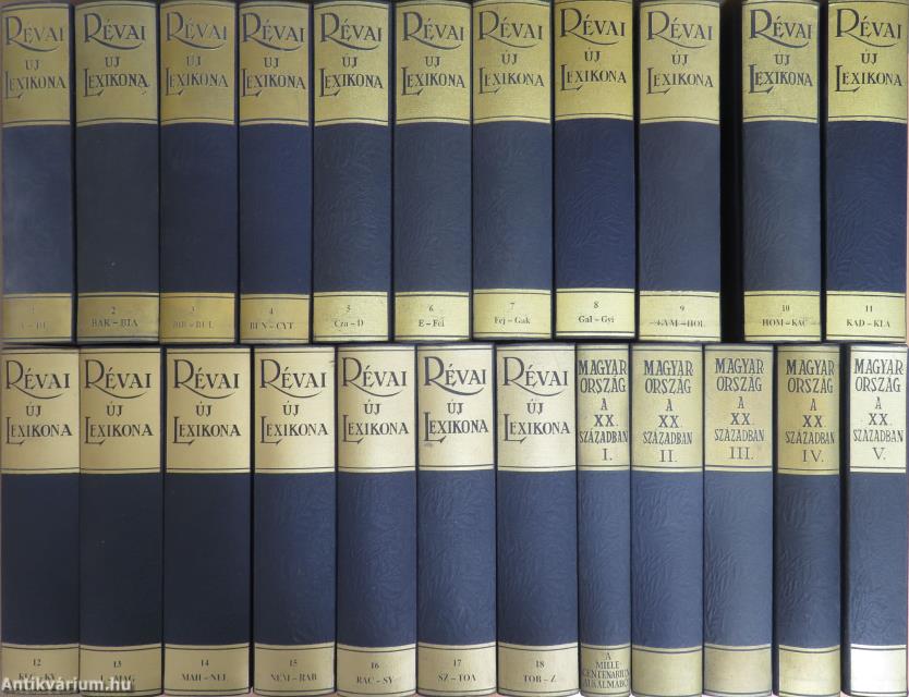 Révai új lexikona 1-18./Magyarország a XX. században I-V.