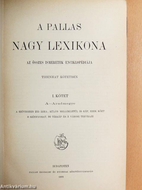 A Pallas Nagy Lexikona I-XVIII.